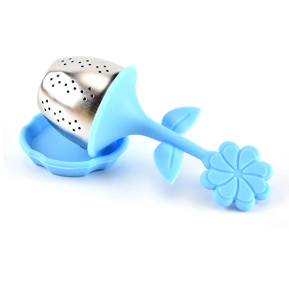 Силиконовый ситечко для заваривания цветов и чая|Чайные ситечки| |