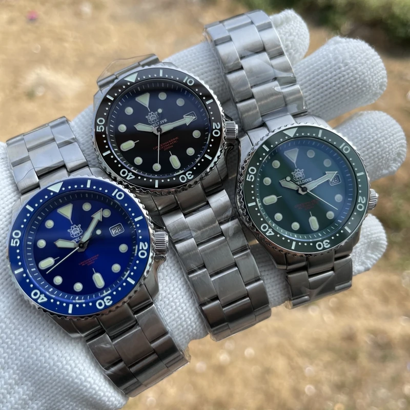 Сталь погружения 1996 Япония skx007 маленькое ушко 316L Нержавеющая сталь подводные