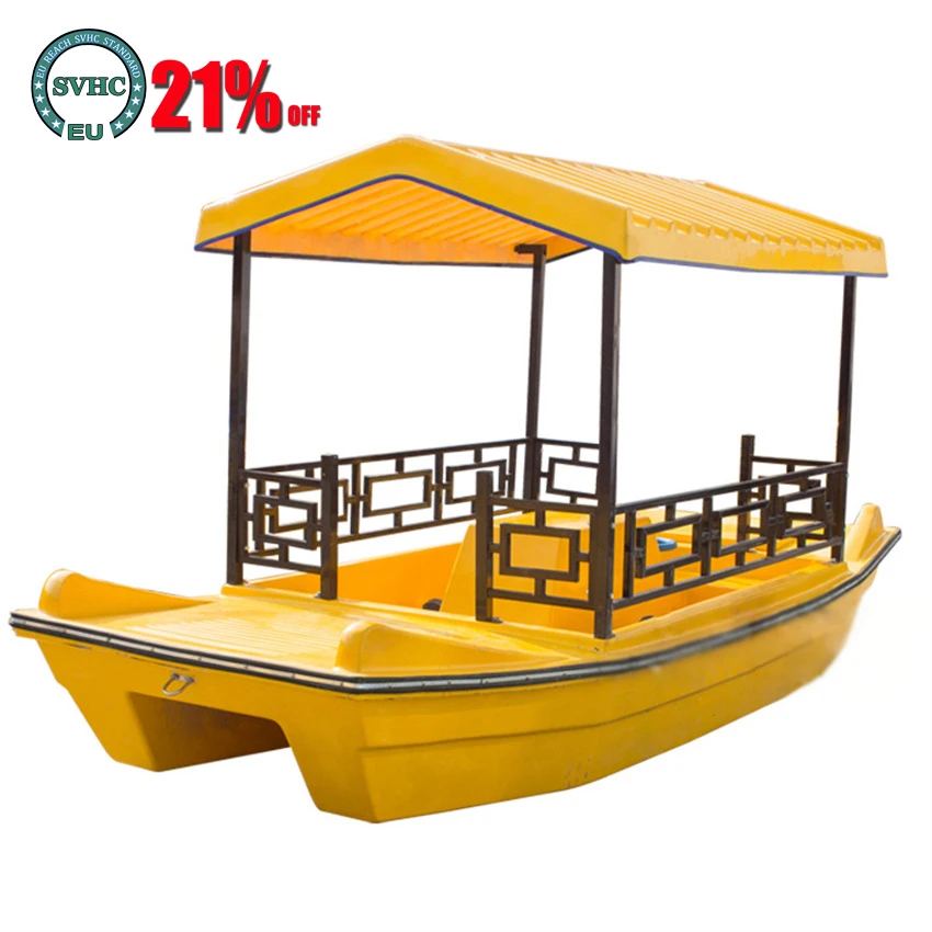 

Antique Painting Pleasure Boat/Four Pedal Boat/Water Sightseeing Boat/Park Cruise/Fiberglass Boat/Cartoon Boat 360*160*180cm