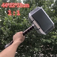 44cm s hammer cosplay 11 thunder hammer figure weapons model kids gift movie role playing safety pu material toy