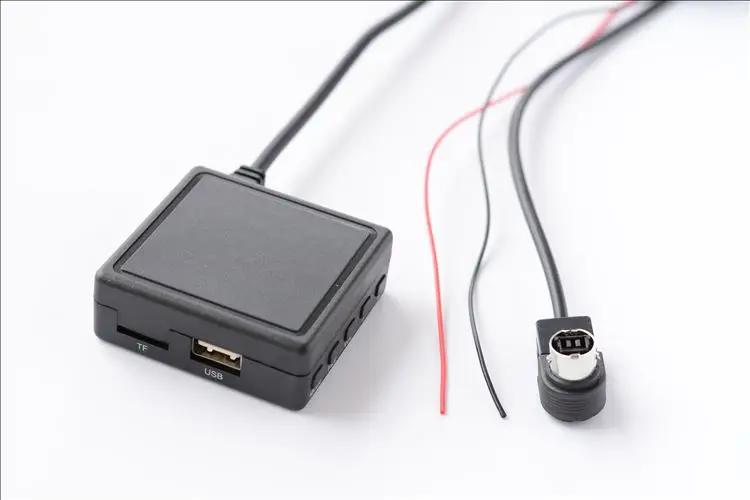 Автомобильный Bluetooth 5,0 AUX USB музыкальный адаптер беспроводной аудио кабель микрофон адаптер для Alpine Ai-NET JVC KS-U58 PD100 U57