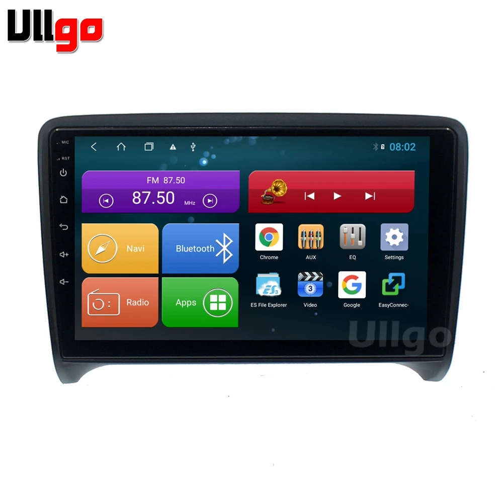 Octa Core Андроид автомобильный DVD GPS для Audi TT MK2 8J 2006-2012 Стерео Навигация Мультимедиа Головное устройство с RDS BT Wifi 4G Lte включен.