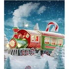 5D алмазная живопись сделай сам, квадратнаякруглая Алмазная картина из мультфильмов, маленький поезд, красивая картина с пейзажем, вышивка крестиком, декор BM1253