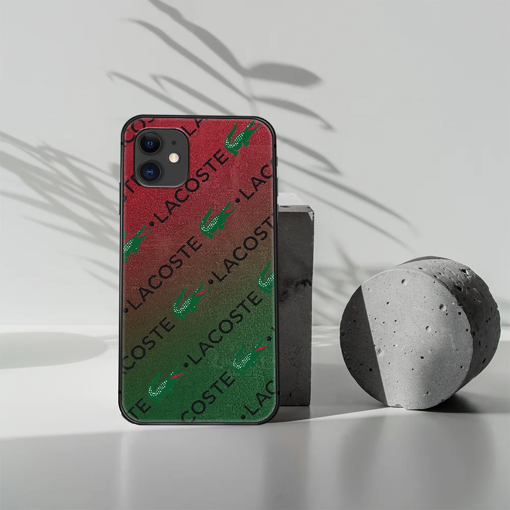 

LACOETE French luxury brand Phone Case Cover Hull For iphone 5 5s se 2020 6 6s 7 8 12 mini plus X XS XR 11 PRO MAX black
