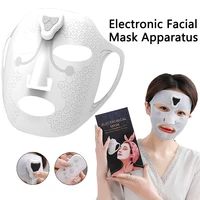 electric facial massage mask ems face massager spa beauty mask anti wrinkle moisturizing cream absorption lifting skin firming