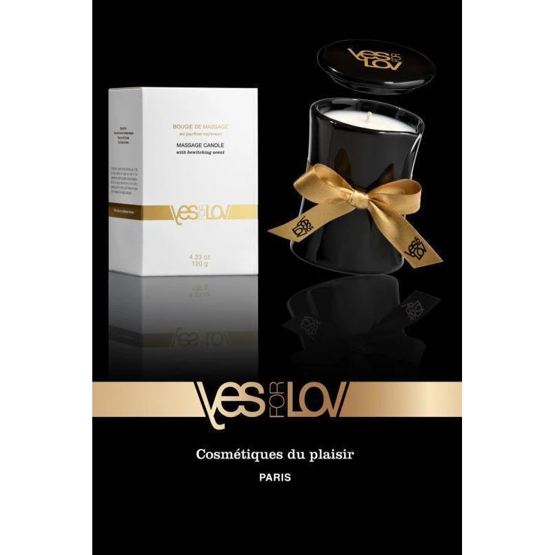 Свеча с массажным маслом YESforLOV аромат Bewitching scent 120 гр | Красота и здоровье