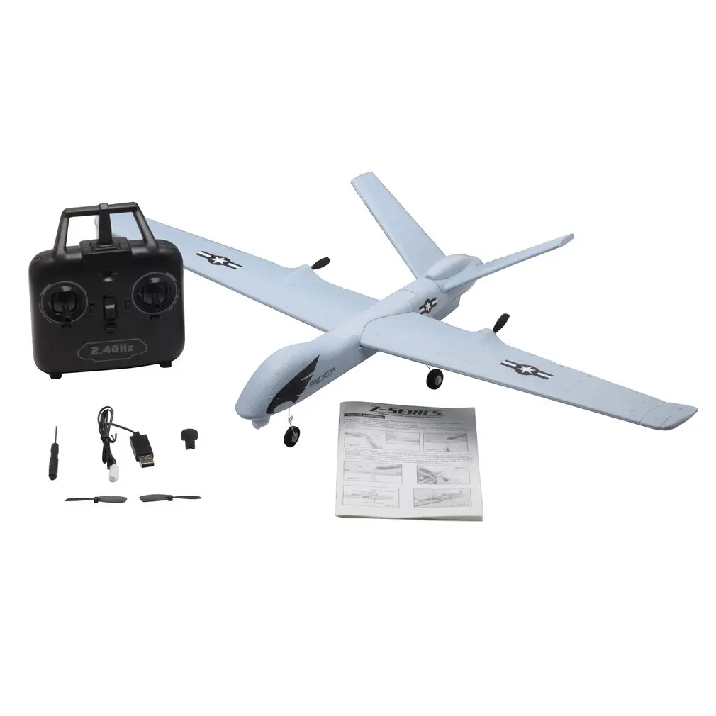 Z51 Хищник 2 4G 2CH 660 мм размах крыльев дистанционное управление RC самолет