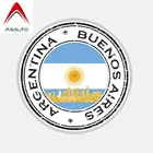 Aliauto личностные креативные автомобильные стикеры Argentina Buenos Aires Шлем Аксессуары Анти-УФ отражающая наклейка, 11 см * 11 см