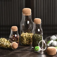 transparent glass tea cans household tea cans dried fruit storage sealed cans living room coffee table decoration accessories