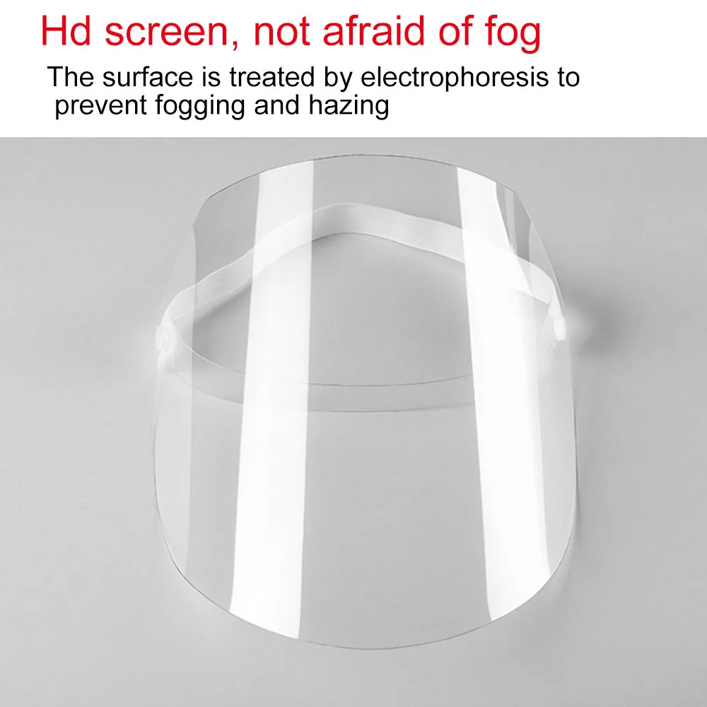 1 шт. противотуманная прозрачная маска для защиты лица регулируемая