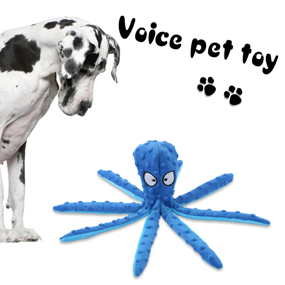 Плюшевая пищалка игрушка для собаки мультяшный оранжевый щенок домашних