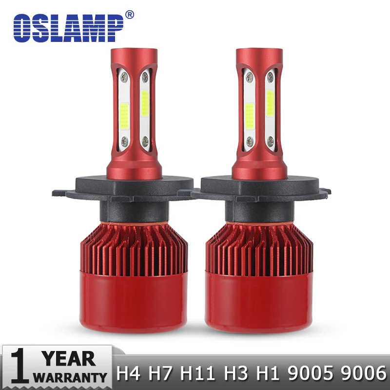 

Oslamp H4 LED Headlight Bulbs H7 H11 H1 H3 9012 9005 9006 COB Auto Headlamp 60W 7000lm 6500K/4300K 9007 H13 LED Car Light Bulb