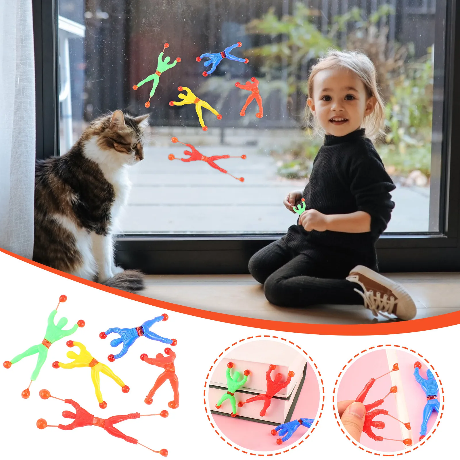 

Детские игрушки, лазание, липкий паук, паук, традиционные игрушки, липкие флип-игрушки, игрушки для детей, игрушки для детей