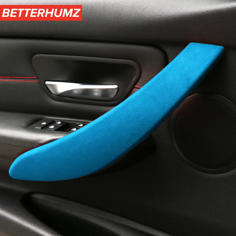 Alcantara замшевое обертывание автомобиля внутренняя дверная ручка ABS Чехлы