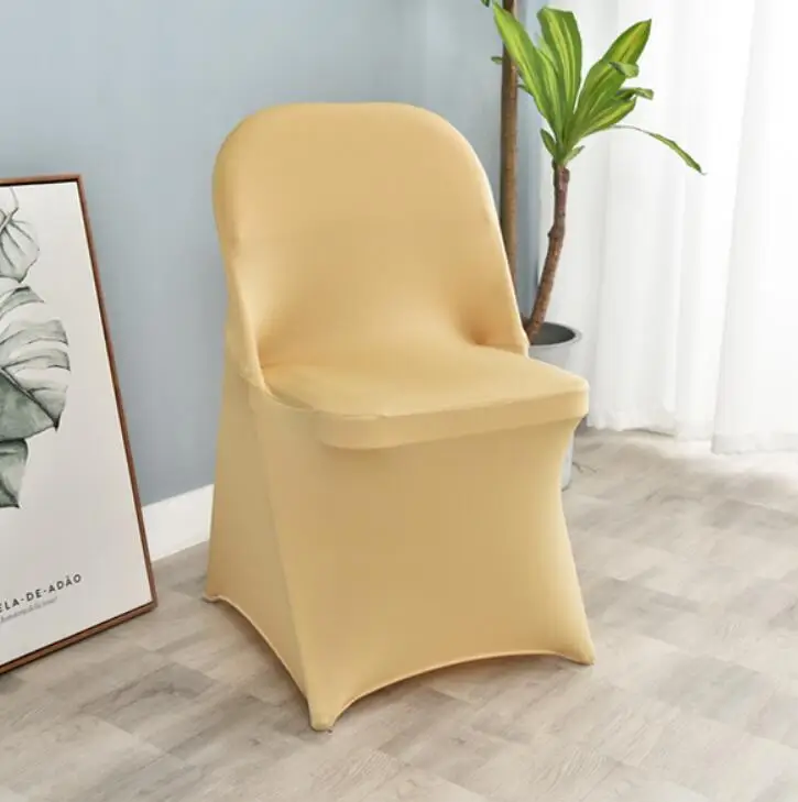 Складной чехол для стула из спандекса 9 цветов|Чехлы на стулья| |