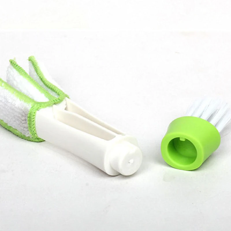 

2/1Pcs Car Cleaning Brush Auto Air Conditioner Vent Cleaner 2 In 1 Double Slider Car Air-conditioner Outlet Multi-purpose Brush