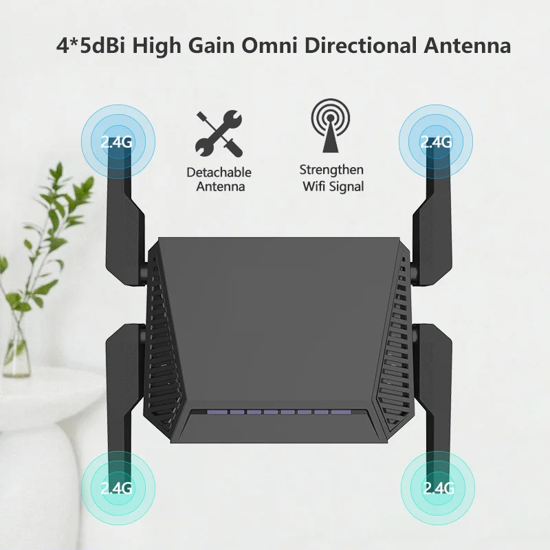 YYWIFI WE3826 300 Мбит/с беспроводной Wi Fi роутер с 4 внешними антеннами для 3g/4g USB модем