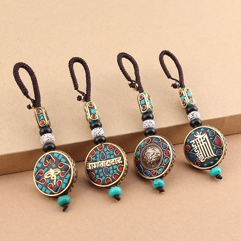 Тибетский Кулон Будда брелок Ом АУМ буддийская мантра знак Йога кулон