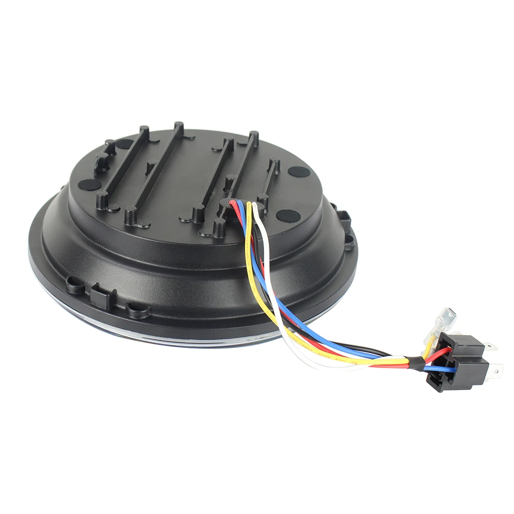 2 шт. для Jeep Wrangler головной светильник s 7 дюймовый круглый светодиодный Conversion Kit DRL в