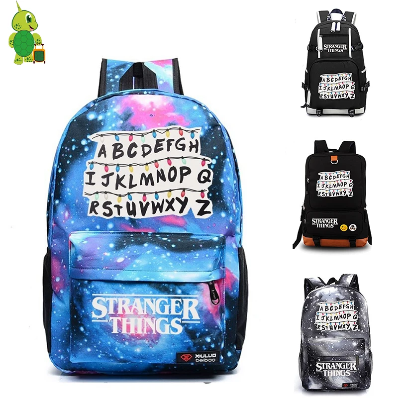 Рюкзак Mochila Stranger Things женский рюкзак мужской для ноутбука школьные сумки девочек