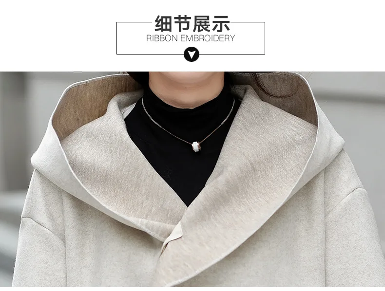Fashion Solid Long Wool Coat Office Lady Single Button Wool Blend Coat and Jacket Elegant Women Coats Autumn Winter