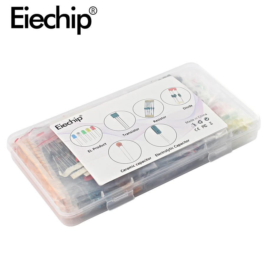 Набор металлических пленочных резисторов в ассортименте светодиодные диоды