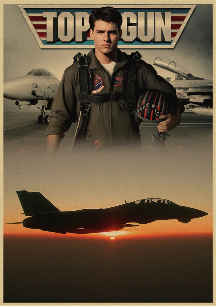 Постер из фильма пистолет украшение для дома крафт бумаги наклейки на