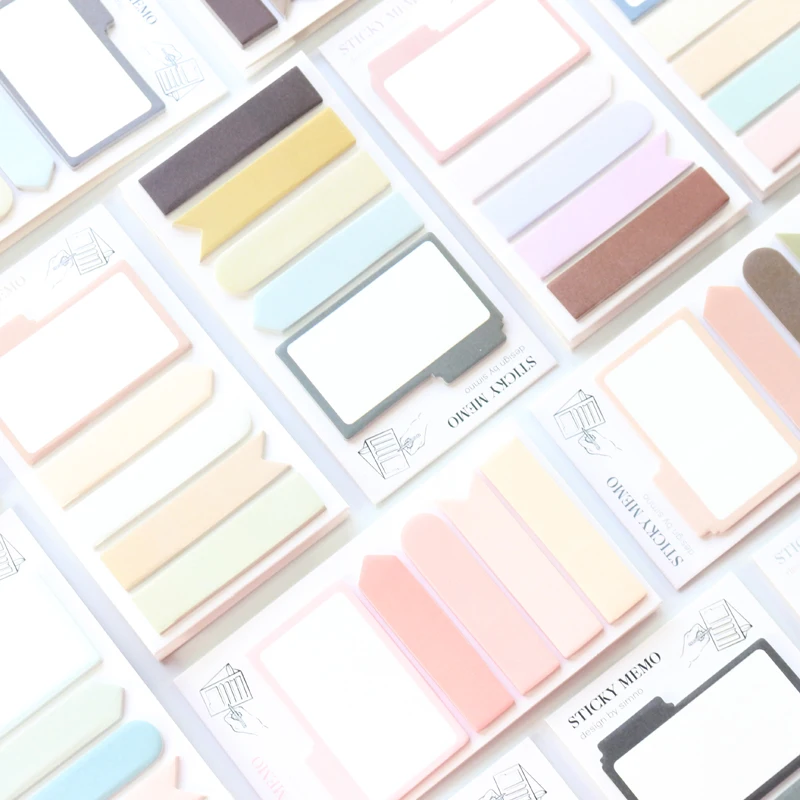 Цветные канцелярские блокноты для офиса и школы клейкие принадлежности конфет