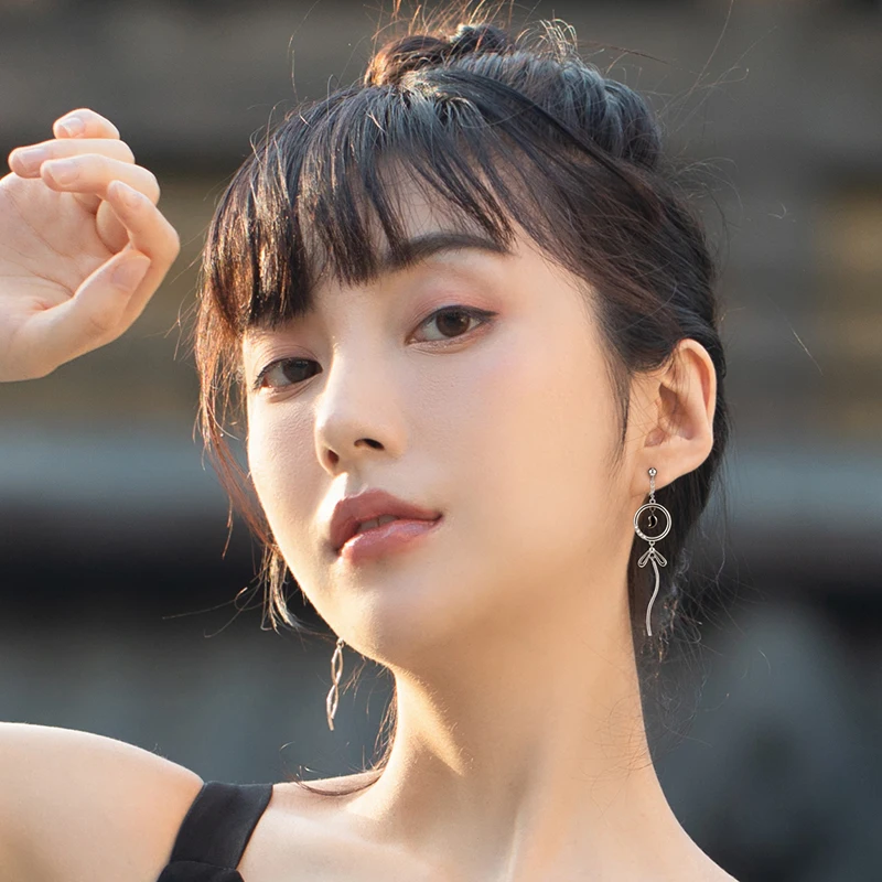 Серьги женские из серебра 925 пробы в японском стиле | Украшения и аксессуары