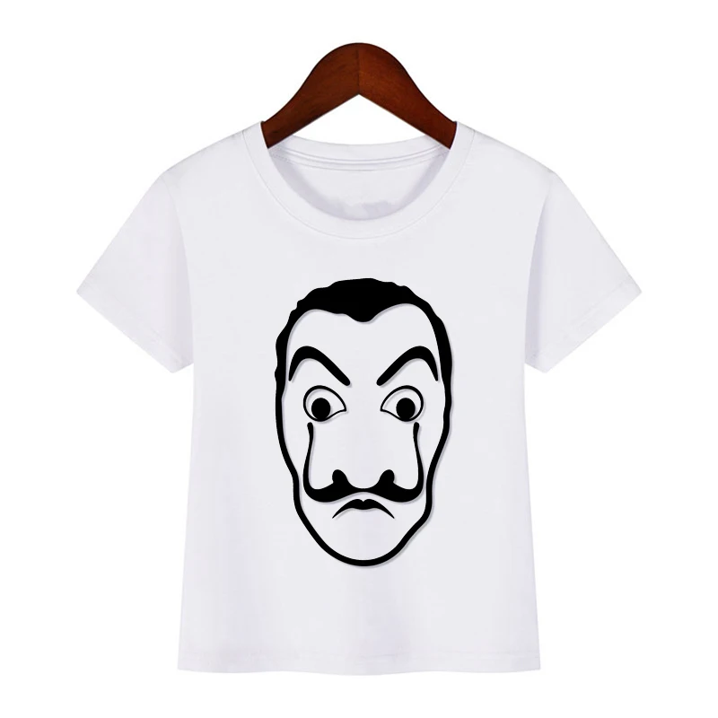 Детская футболка с забавным дизайном футболки для грабителей ТВ сериал бумажным