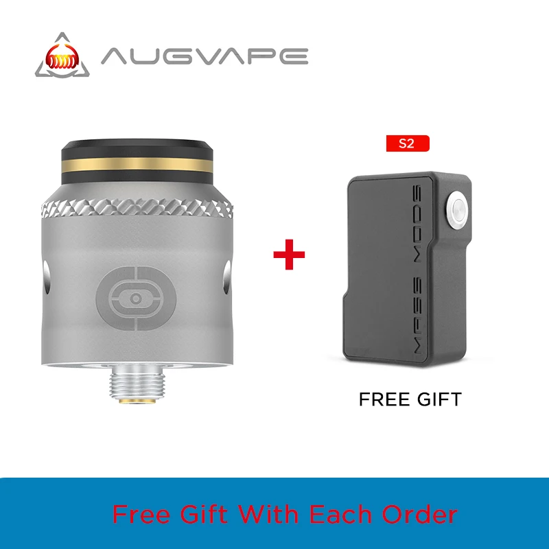 Augvape OCCULA RDA Tank 24 мм 5 мл защищенный через Big M3 Scews одинарная двойная катушка поток