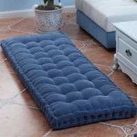 long cushion thickening garden chair cushion solid color home seat mat floor cushion 55x15055x165cm bench cushion customizable