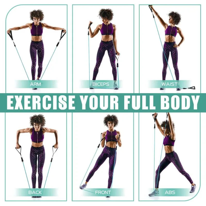 

10/20/30/40/50LB Braided Rope Resistance Bands Workout Bands Recredo Exercise Bands For TRPX Resistance Training Home Workouts