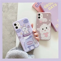 cute rabbit soft case for huawei p40 lite p30 p20 p10 y9s cover honor 8x 7x 10 lite 20 10i 20i mate 10 20 30 pro cartoon cases