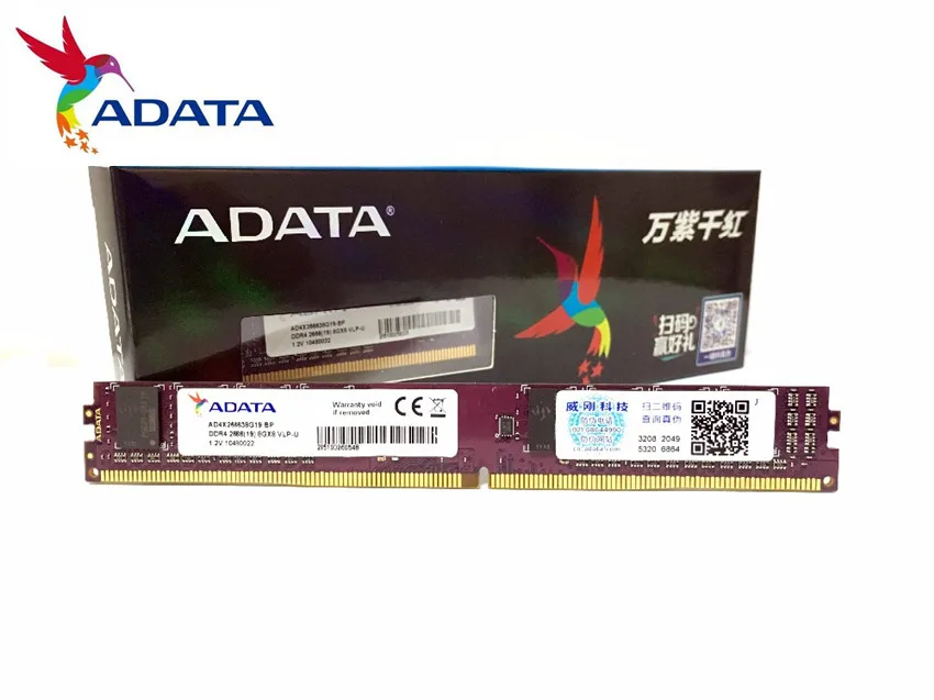 ADATA PC DDR4 ram 4 ГБ 8 16 2666 МГц или 2400 DIMM настольная память поддержка материнской платы PC4
