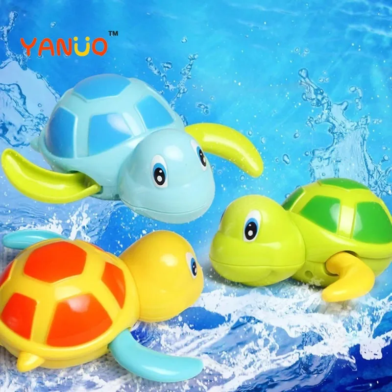 

YANUO Baby Bath Toys Swimming Pool Water Kids Toys Classic Kids Water Toys Sea Animal Turtle Baby Toys Swimming Turtle Toy