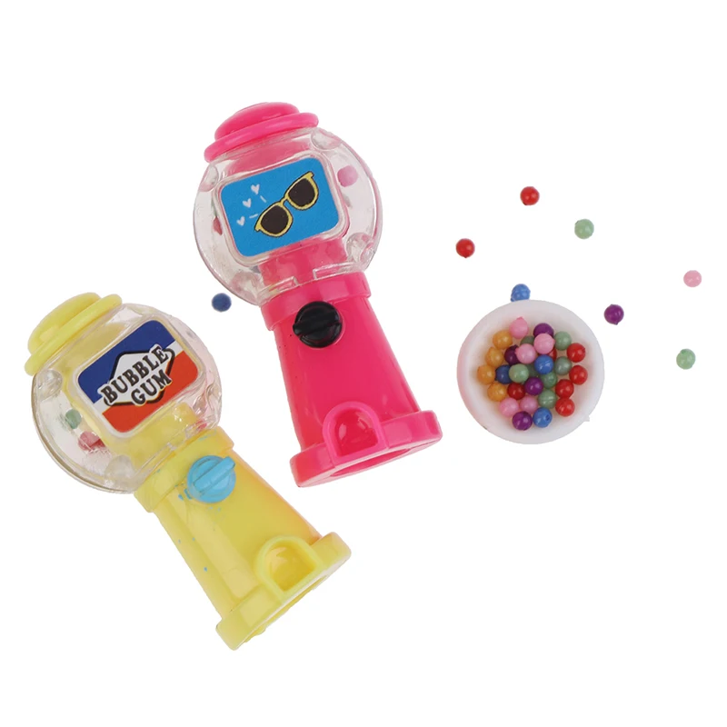 Торговый автомат ярких конфет в масштабе 1:12 для кукольного домика миниатюрное