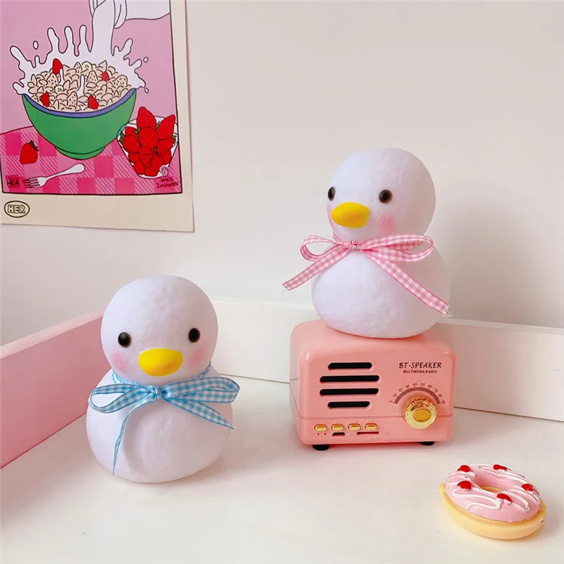 

Korean Ins Fashion Bedroom Girl LED Night Light Cute Little Duck Room Bedside Lamp Decoration Dormitory Girls Creative Gift