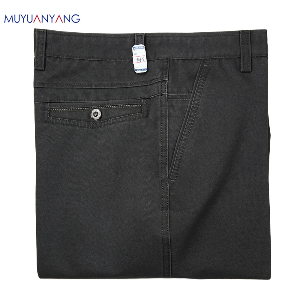 Mu Yuan Yang высококачественные хлопковые мужские повседневные брюки 2020 Осень-зима