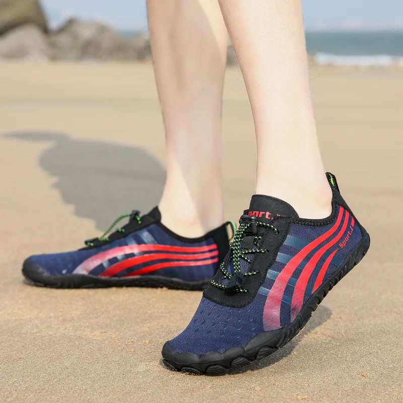 

Men Women Comfortable Nonslip Barefoot Upstream Aqua Shoes Quick Dry Beach Wading Shoes Breathable Seaside Trekking Water Shoes