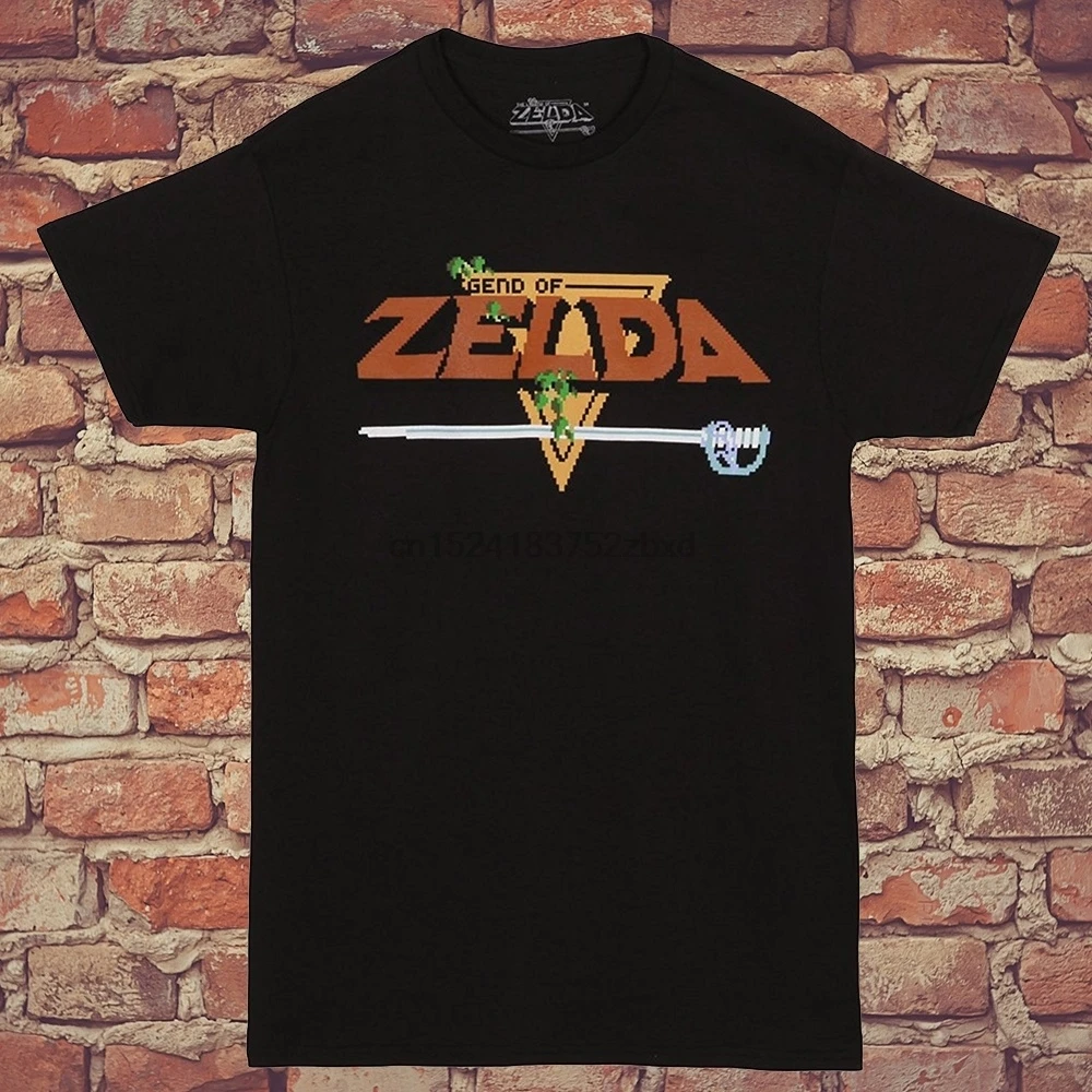 Летние модные повседневные мужские футболки Legend of Zelda оригинальный экран простой