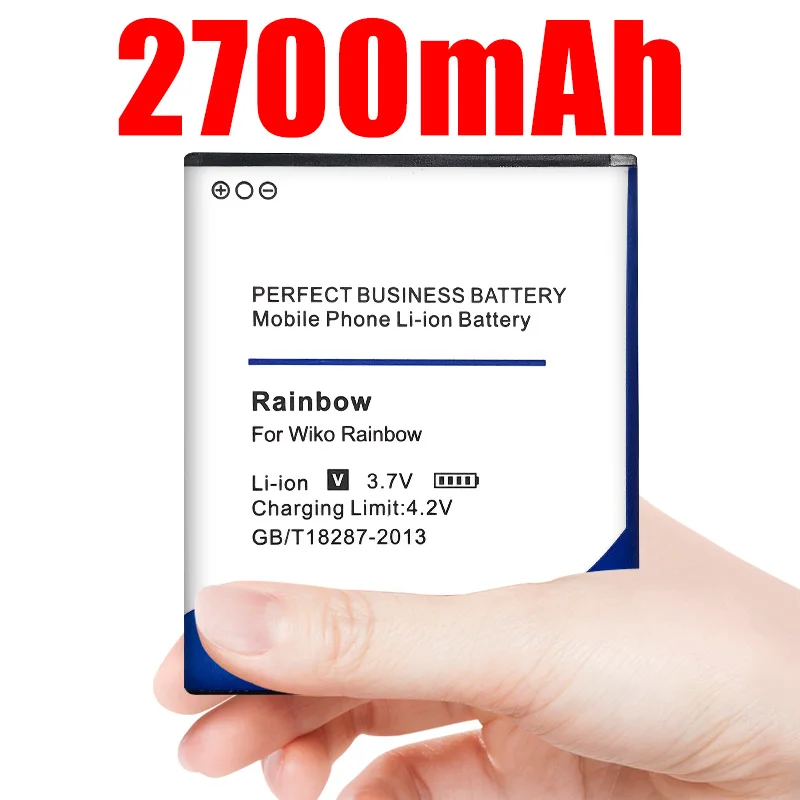 Аккумулятор 2700 мАч для Wiko Rainbow Smart номер отслеживания мобильного