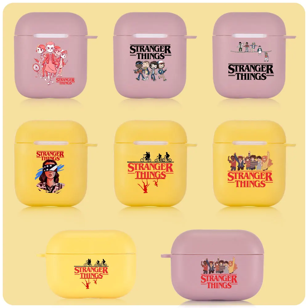 

Strange Things Headphone Case For Airpods Pro Cute Fashion Bluetooth Earphone Cover Airpods 2 Soft TPU Silicone Cover Air Pods 2