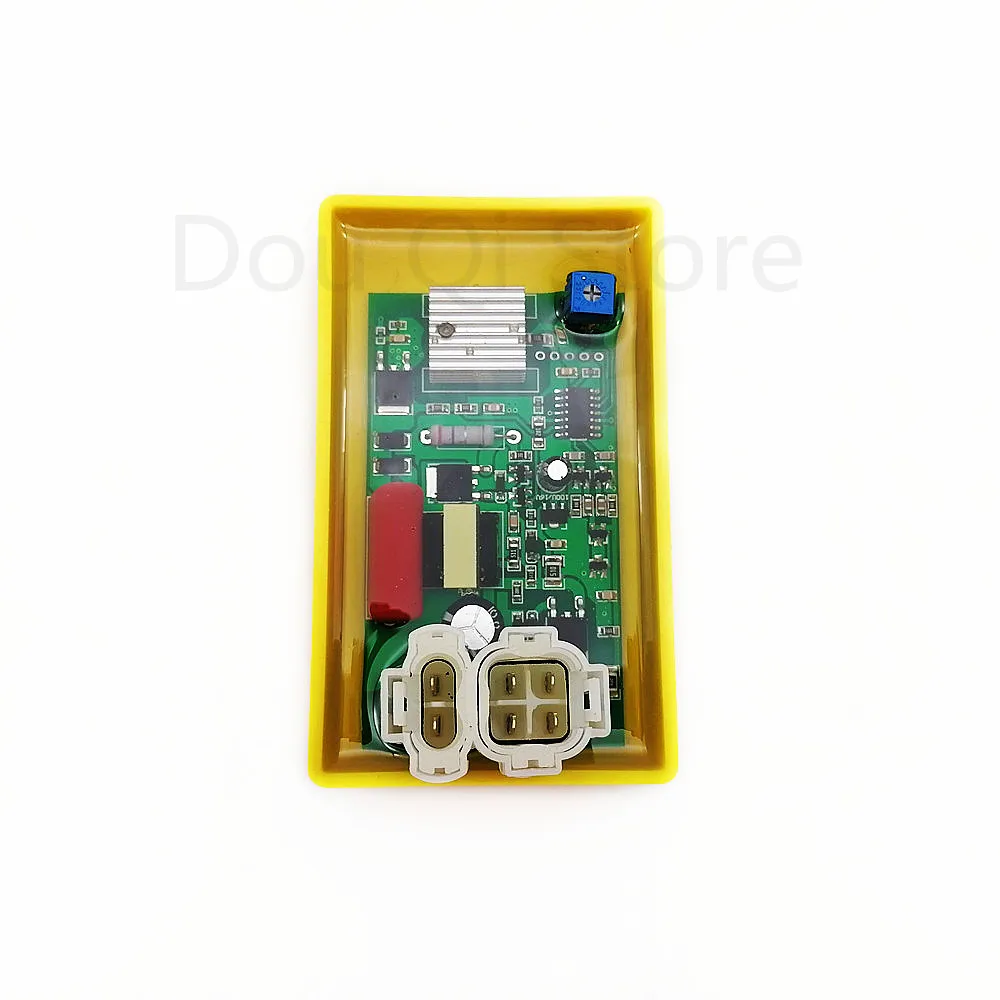 Мотоцикл прозрачный желтый DC CDI зажигания коробка с регулируемым сроков подходит