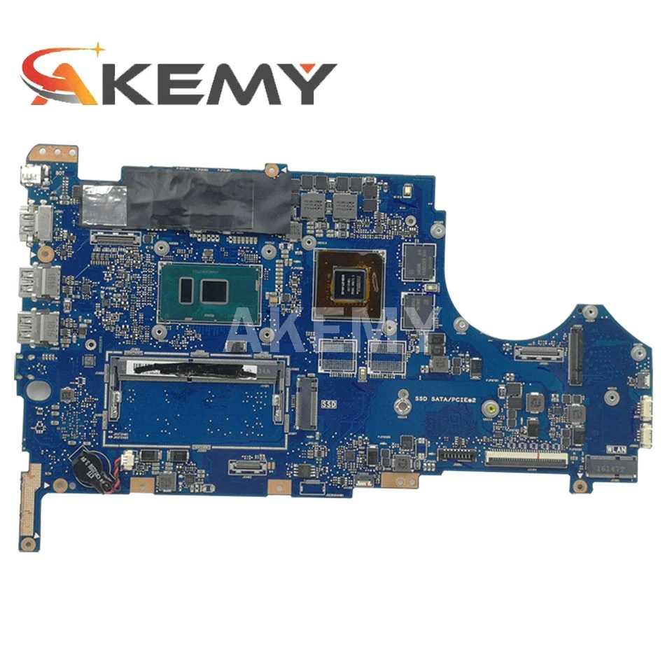 ux560ux laptop motherboard for asus zenbook flip ux560uqk ux560uq q524uq original mainboard 8gb ram i7 7500u gt940m free global shipping