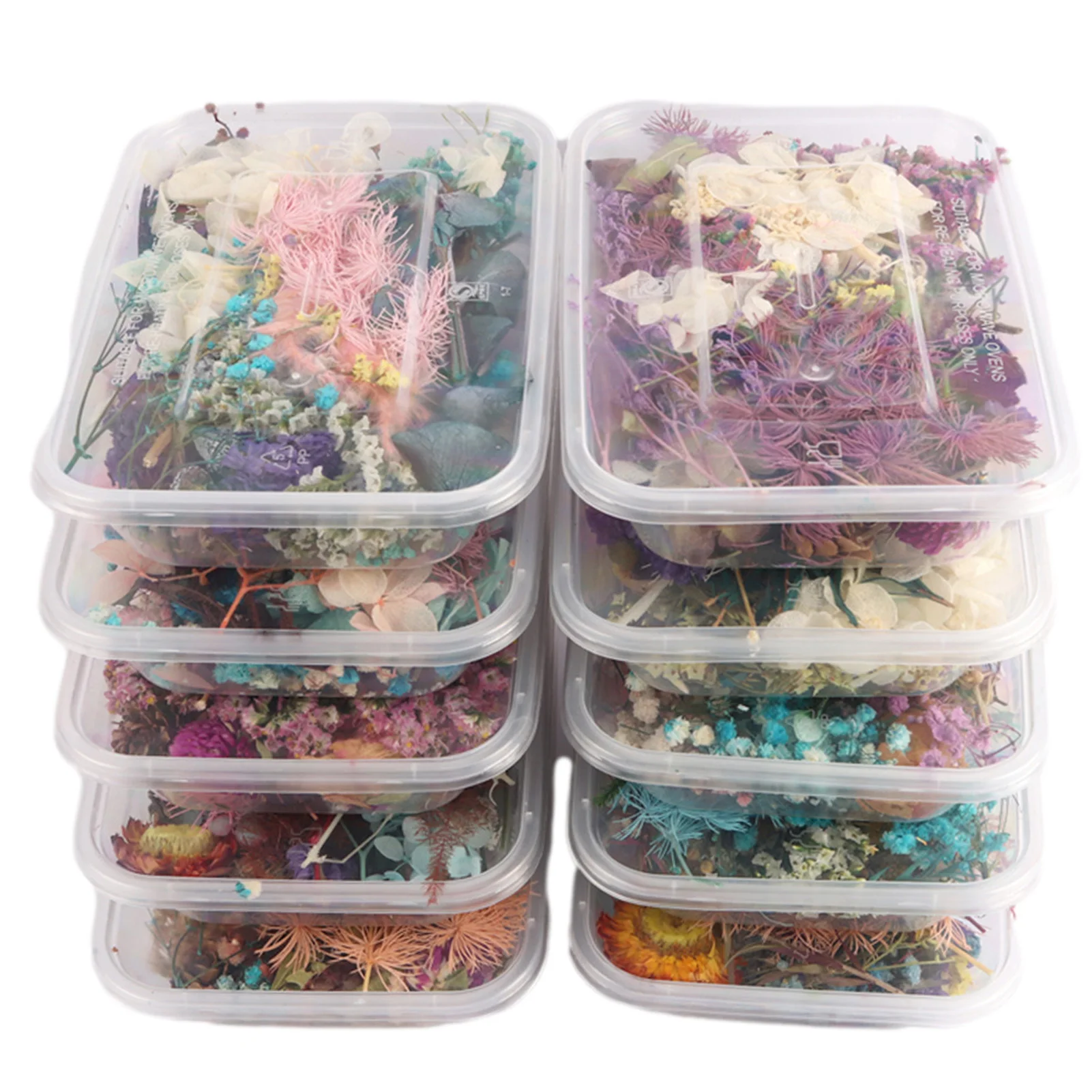 

1 Box Natural Dried Flower Dry Plant For Diy Candle Epoxy Resin Pendant Make Necklace Jewelry Decoration Accessories Random