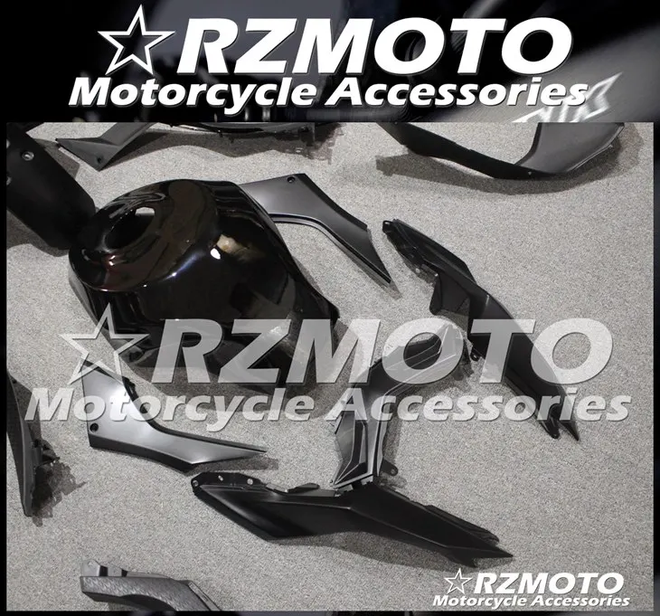 

4 Gifts New ABS Motorcycle Fairing Kits Fit for Kawasaki Ninja300 ZX300R EX300 2013 2014 2015 2016 2017 Bodywork set Black