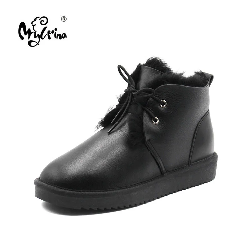 Новый стиль 2021 лучшие женские зимние сапоги из натуральной овечьей кожи 100%
