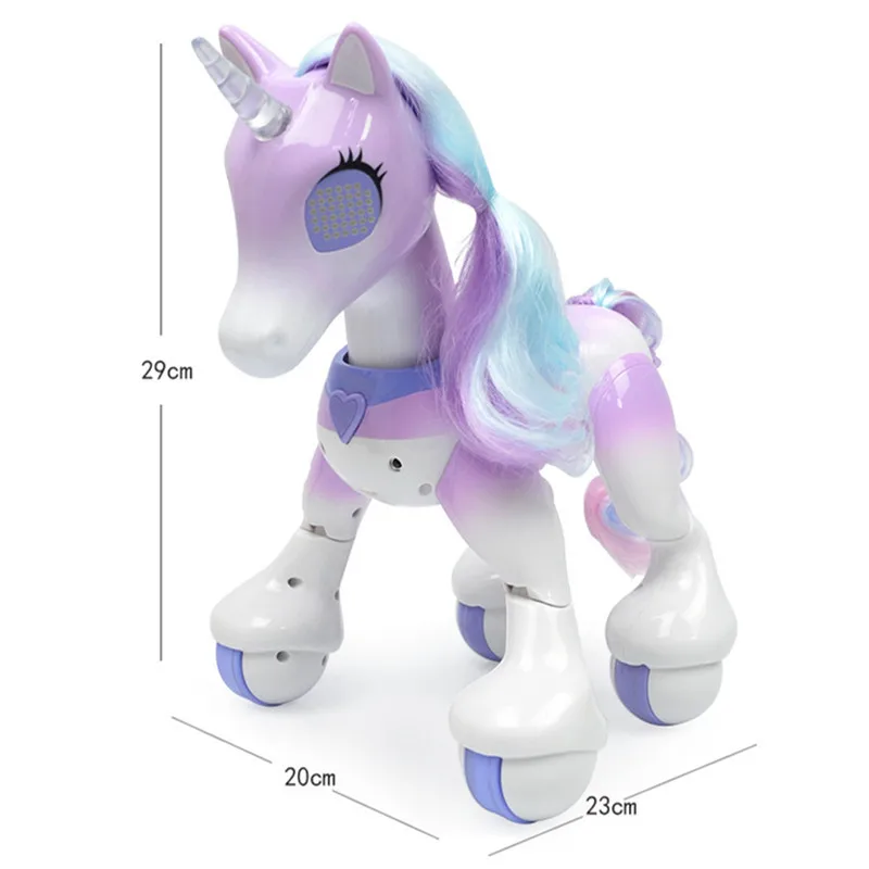 Electric Smart Horse Unicorn Toy For Children Remote Control Robots New Unicorn Touch Induction Electronic Pet Educational Toys enlarge