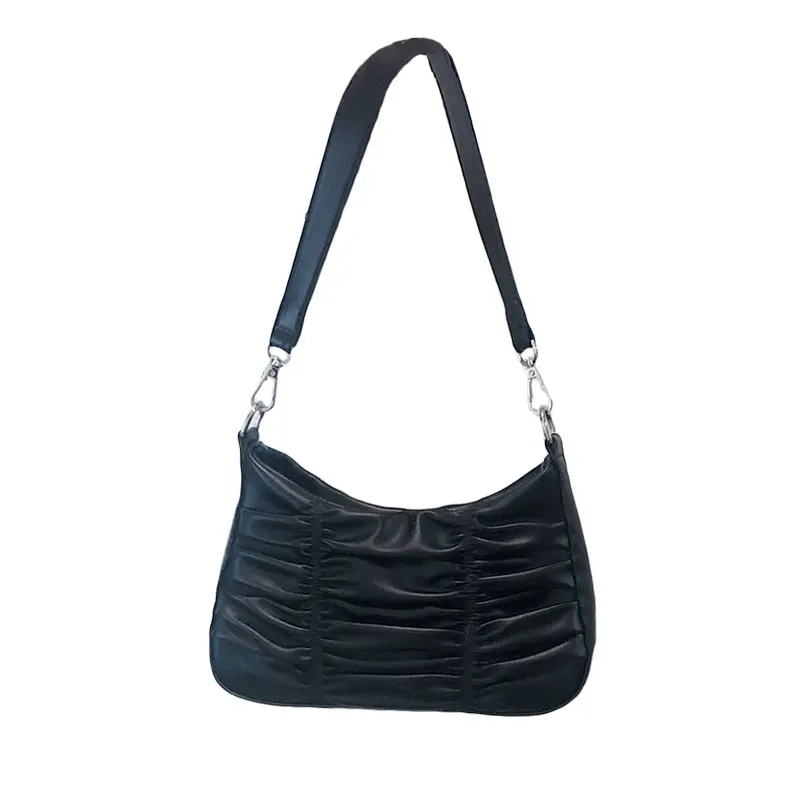 

Retro pleated chain staff underarm bag women's 2021 new versatile Single Shoulder Messenger Bag Travel bags